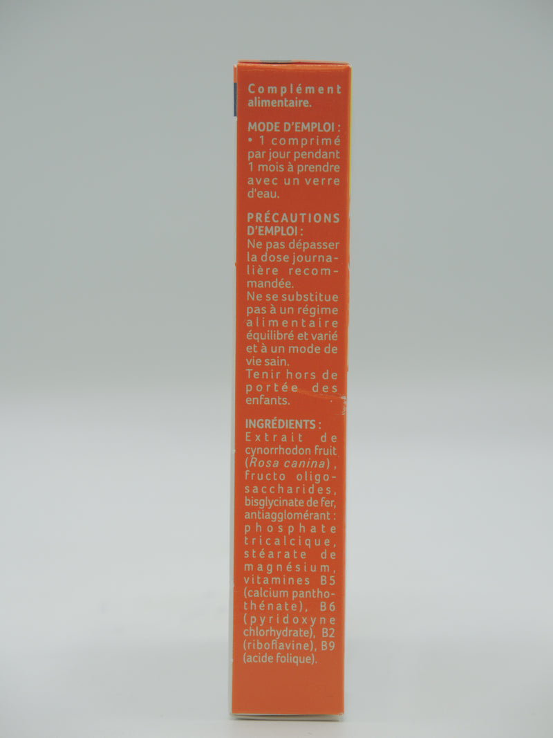 COMPLEXE FER + VITAMINE C, 30 comprimés, Dietaroma