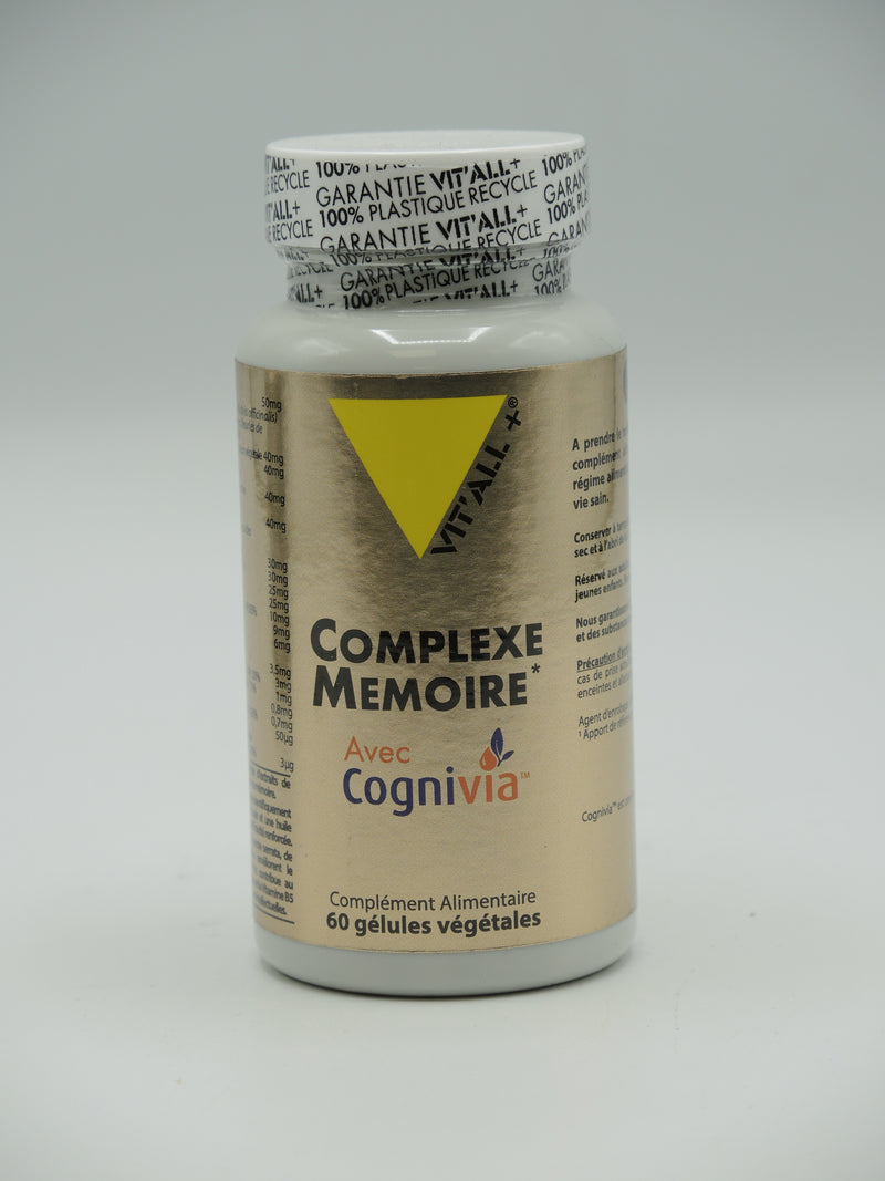 Complexe Mémoires avec COGNIVIA™, 60 gélules, Vit'all+
