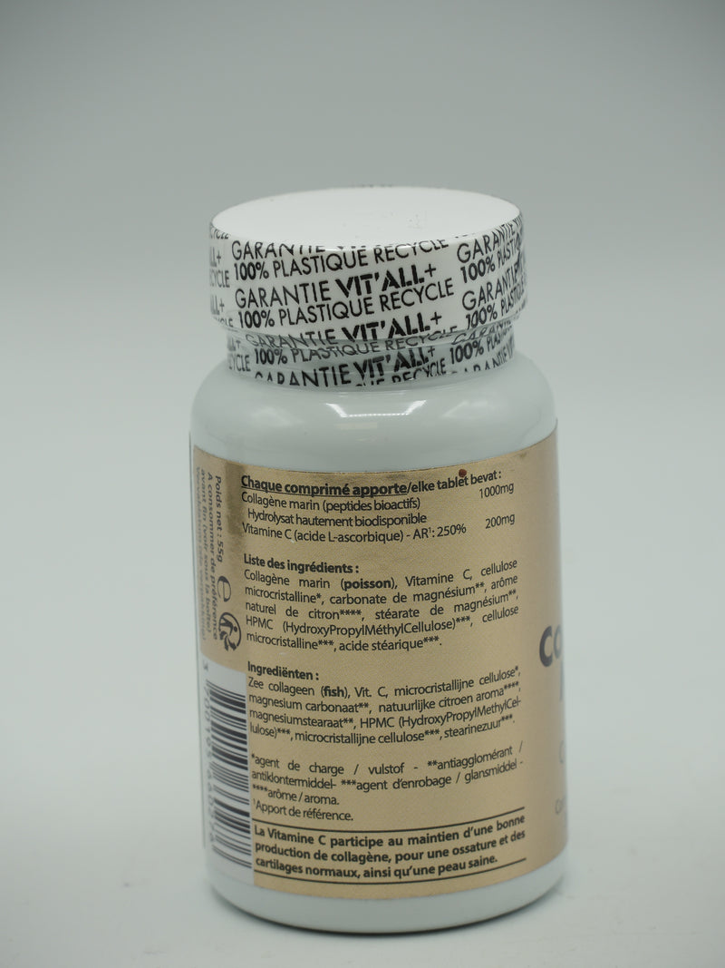 Collagène marin pur, 30 comprimés, Vit'all+