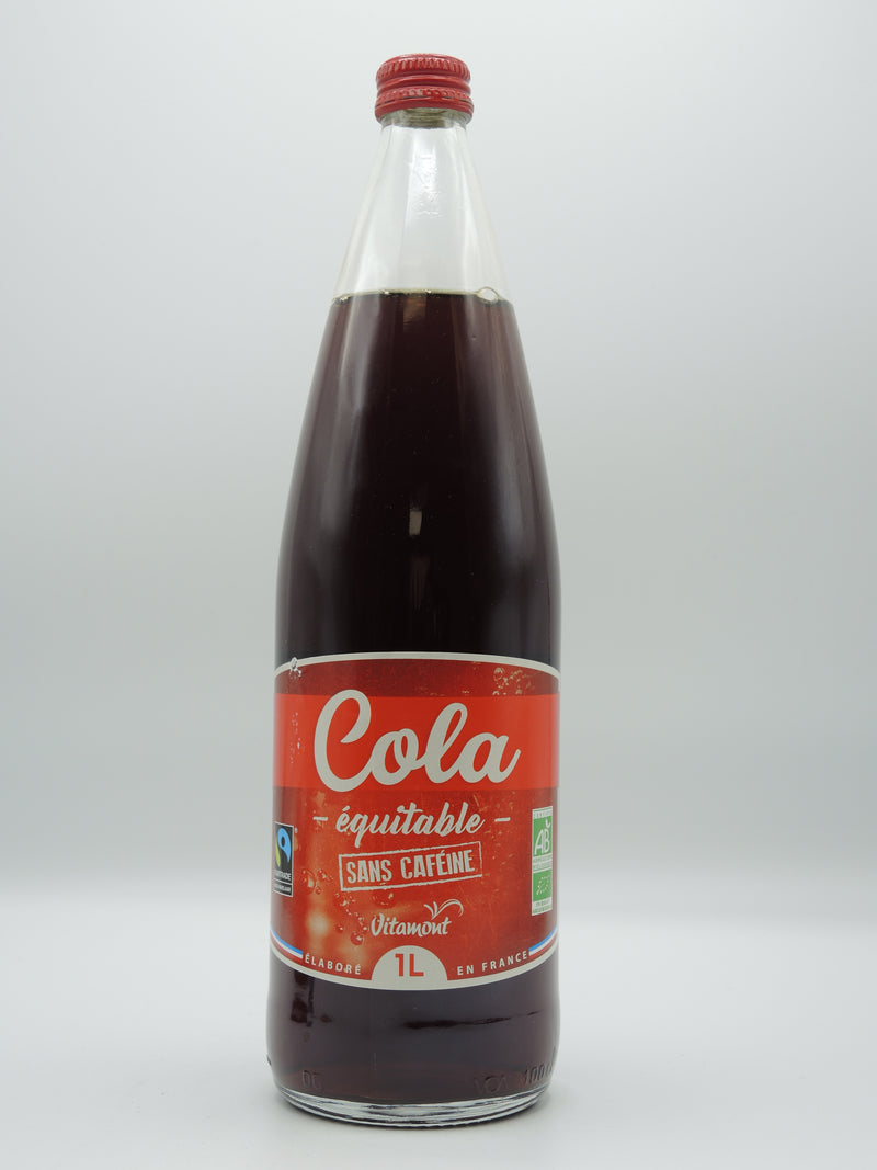Cola équitable sans caféine, 1l, Vitamont