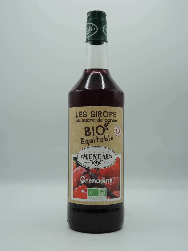 Sirop Grenadine Bio Équitable, 1l, Meneau