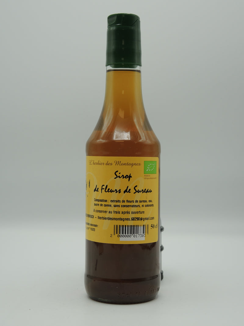 Sirop de fleurs de sureau, 50cl, l'Herbier des Montagnes