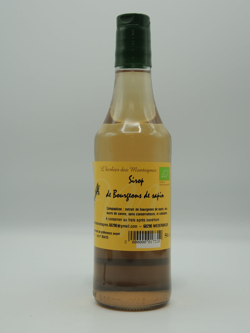 Sirop de bourgeons de sapin artisanal, 50cl,origine Alsace
