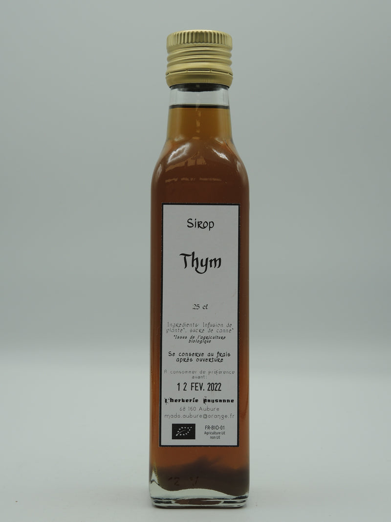 Sirop de thym, 25cl, l'Herberie paysanne