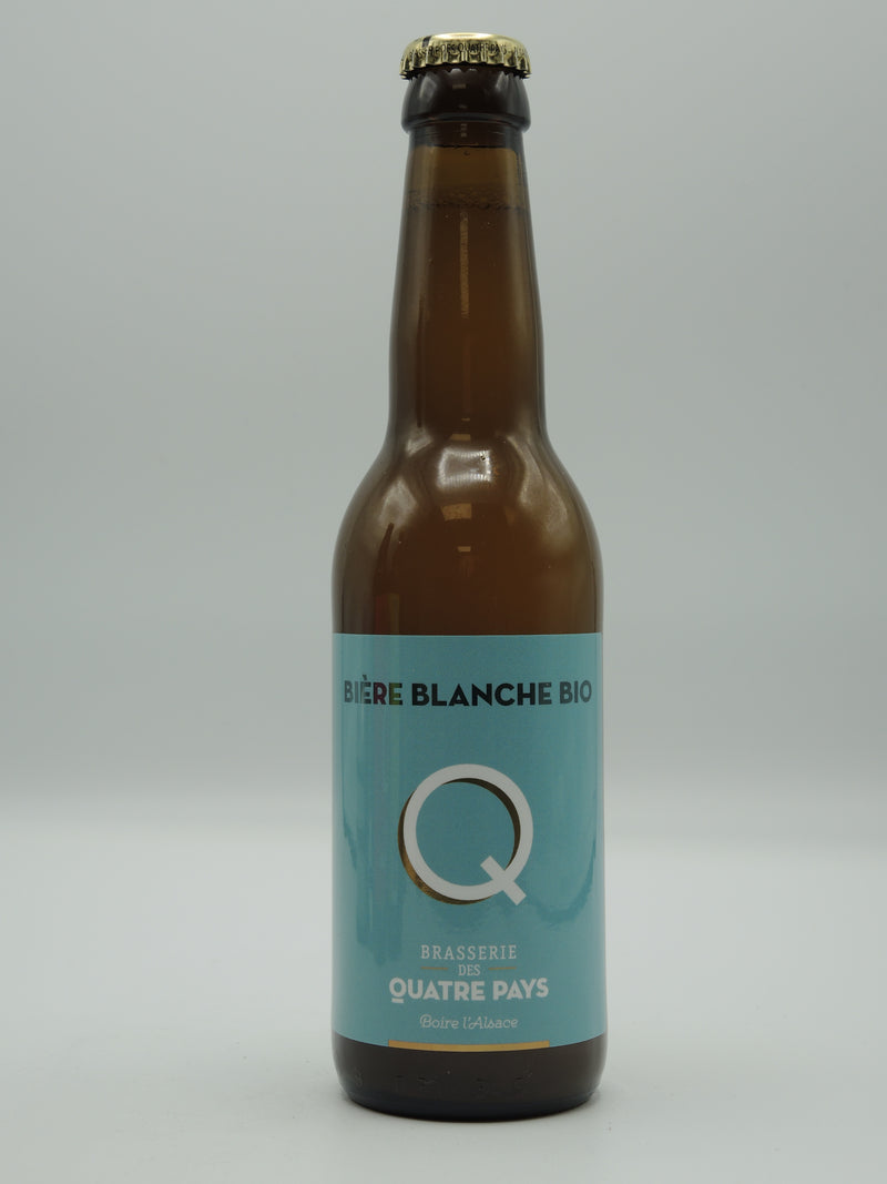 Bière Blanche Bio Artisanale 33cl, Brasserie des Quatre Pays d'Alsace
