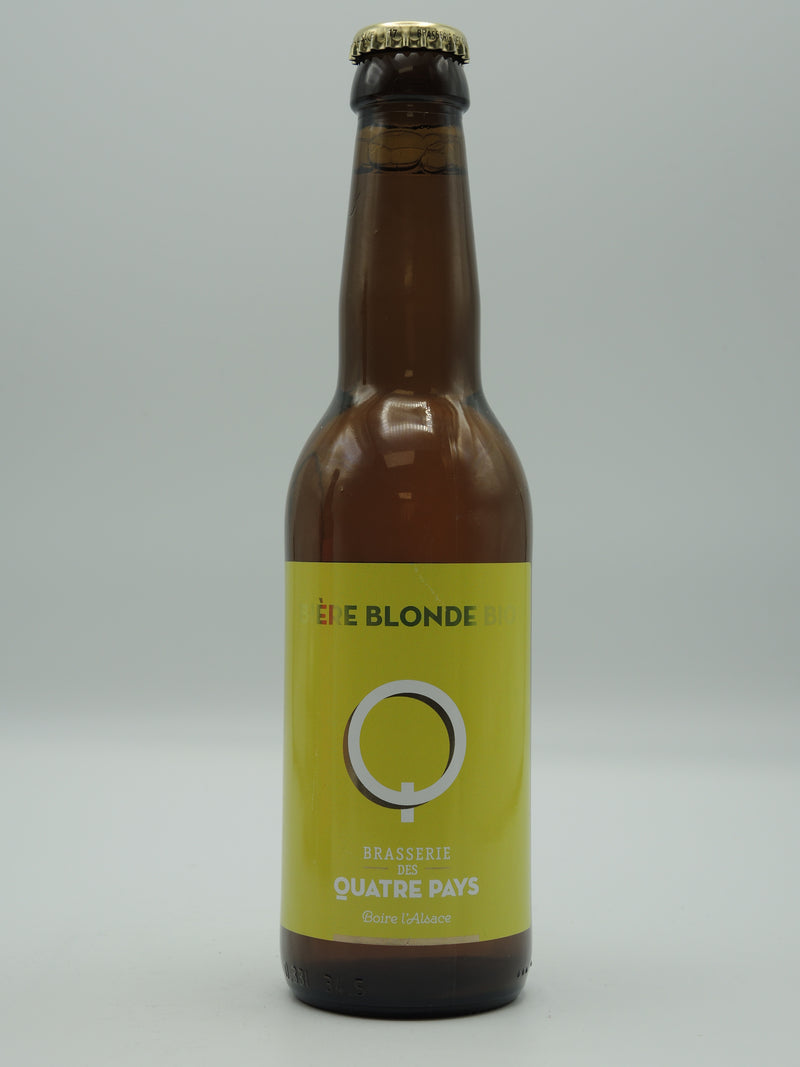 Bière Blonde Bio Artisanale 33cl, Brasserie des Quatre Pays d'Alsace