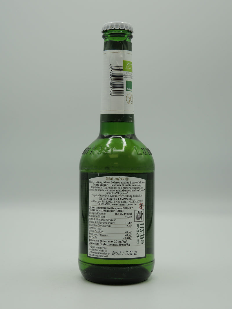Bière Blonde Bio 33cl Sans Gluten, Neumarkter Lammsbräu d'Allemagne