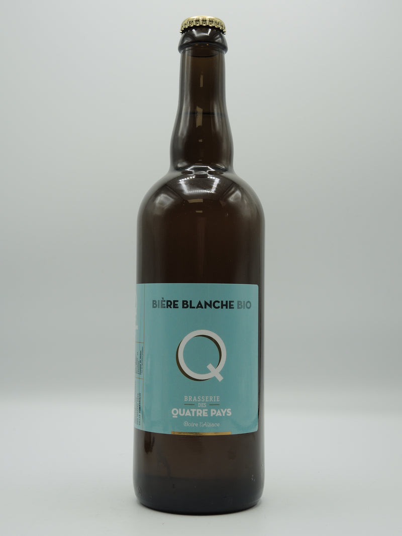 Bière Blanche Bio Artisanale 75cl, Brasserie des Quatre Pays d'Alsace