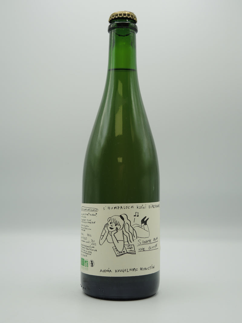 Bière Blonde Bio Artisanale, Sonate pour une Blonde 75cl, Brasserie S'Humpaloch d'Alsace