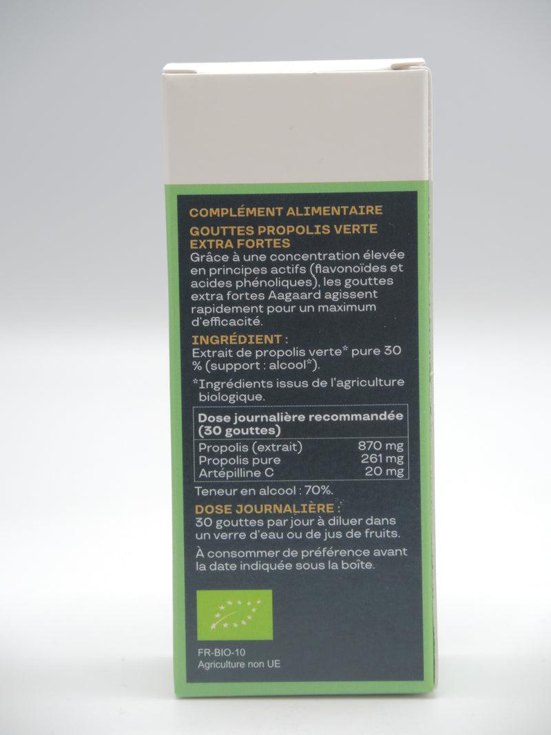 Propolis verte, gouttes extra fortes, 30ml, Aagaard
