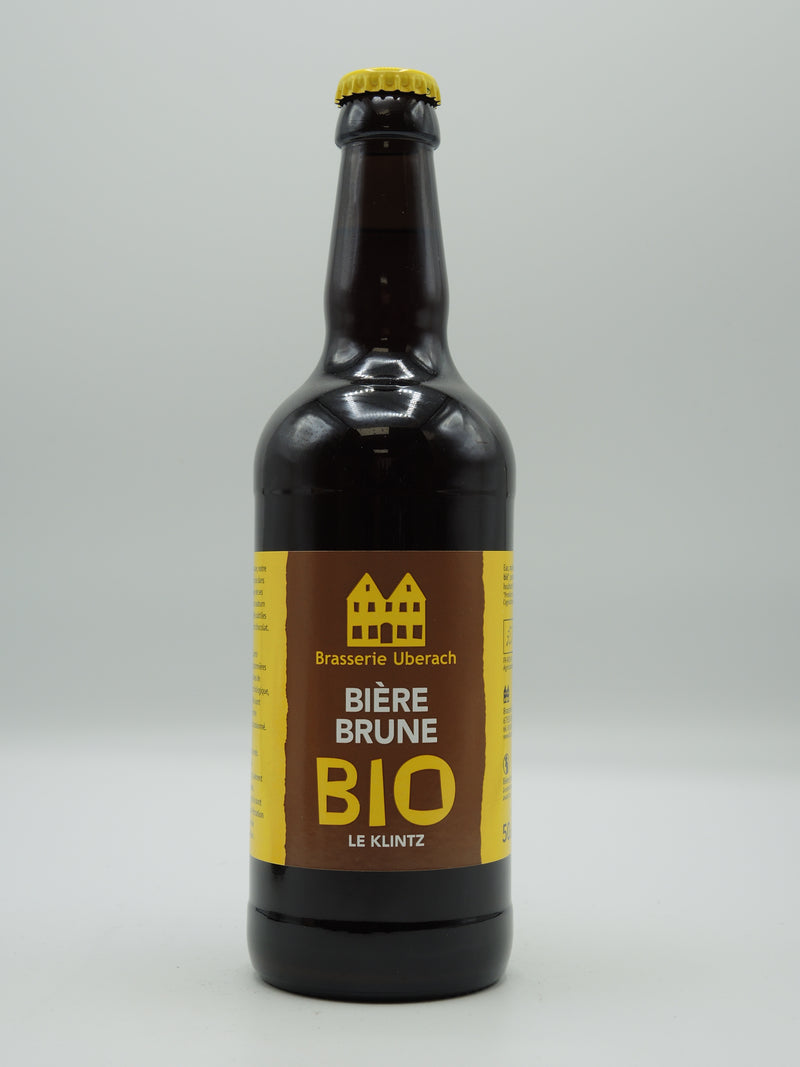 Bière Brune Bio Artisanale Le Klintz, 50cl, Brasserie Uberach d'Alsace