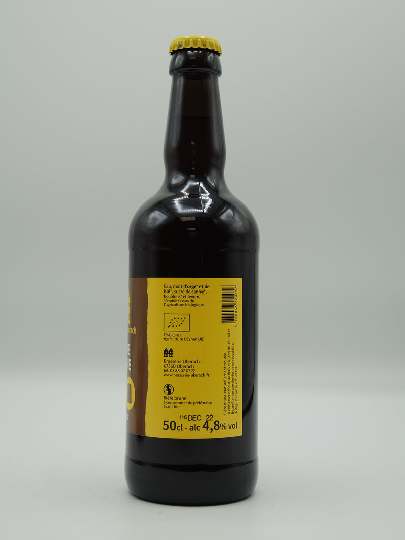 Bière Brune Bio Artisanale Le Klintz, 50cl, Brasserie Uberach d'Alsace