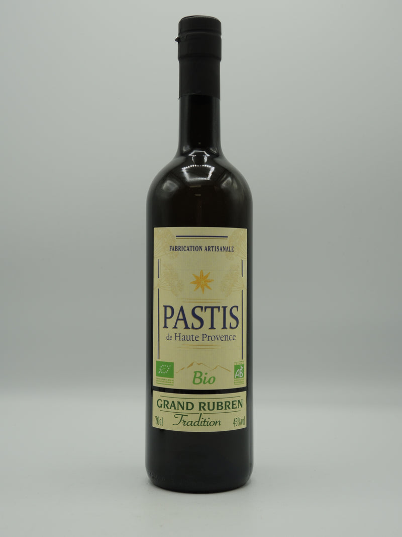 Pastis Bio Artisanal de Haute Provence, Grand Rubren Tradition