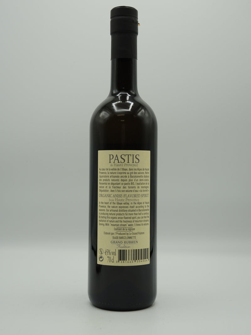 Pastis Bio Artisanal de Haute Provence, Grand Rubren Tradition