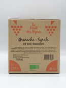 Vin Rosé Bio Grenache-Syrah Bib 3 litres Le Fruit des Vignes