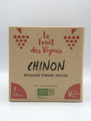 Vin Rouge Bio AOC Chinon Bib 3 Litres, Le Fruit des Vignes, Origine France