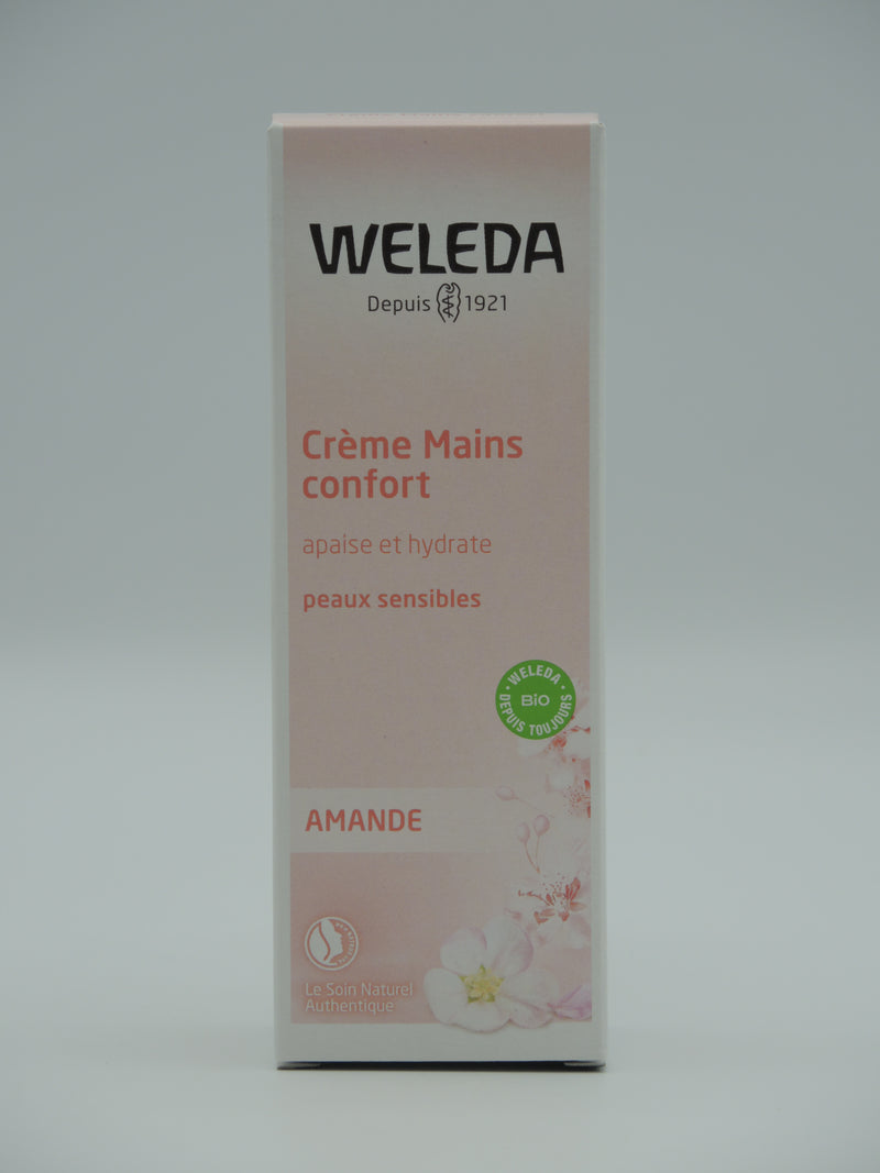 Crème Mains Confort à l'Amande, 50ml, Weleda