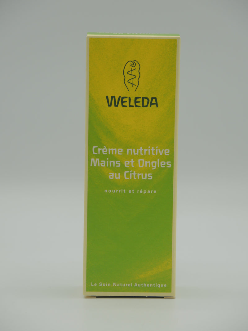 Crème nutritive Mains et Ongles au Citrus, 50ml, Weleda