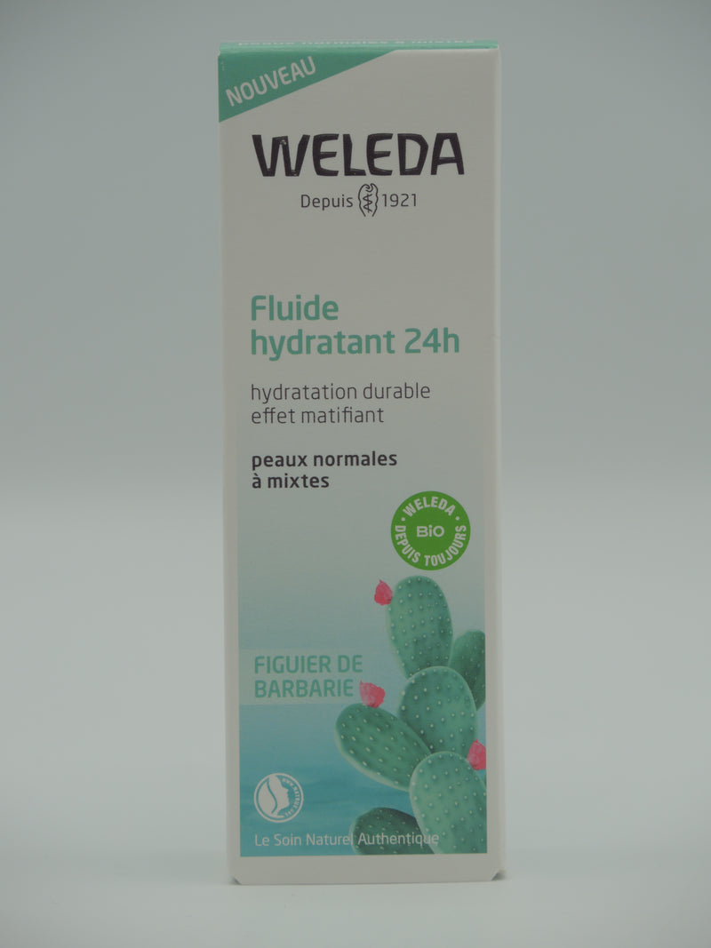 Fluide hydratant 24h, 30ml, Weleda