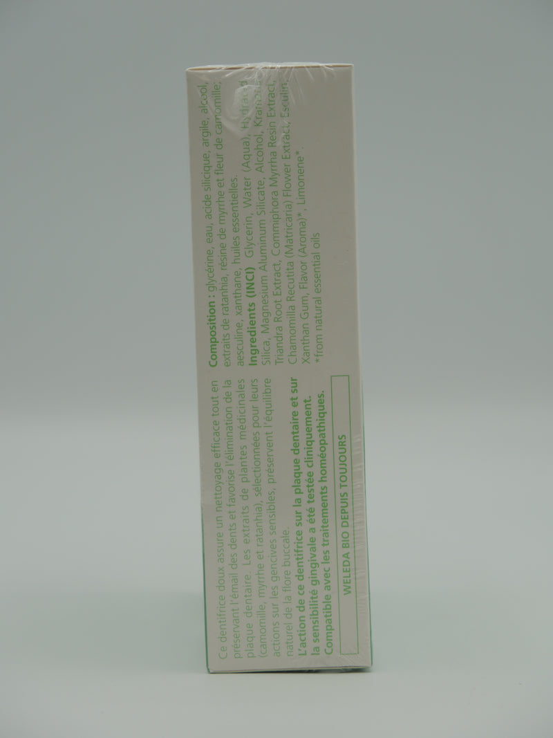 Gel dentifrice végétal, 2x75ml, Weleda