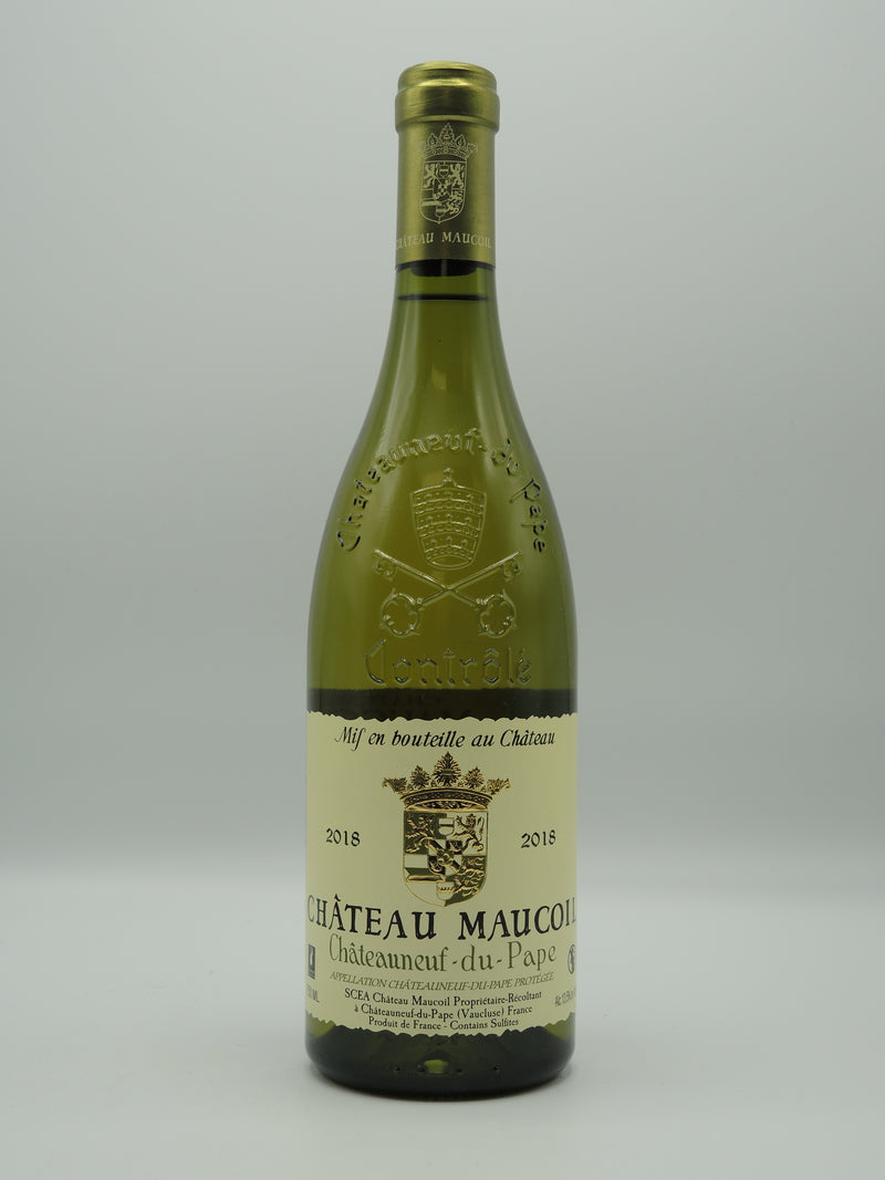Vin Blanc Bio AOC Châteauneuf du Pape Blanc 2018, Cuvée Tradition, Château Maucoil