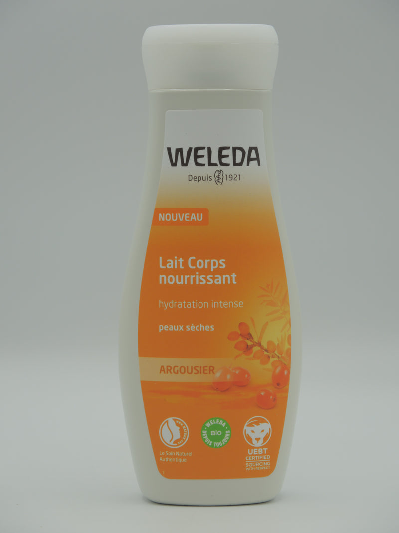 Lait Corps nourrissant Argousier, 200ml, Weleda