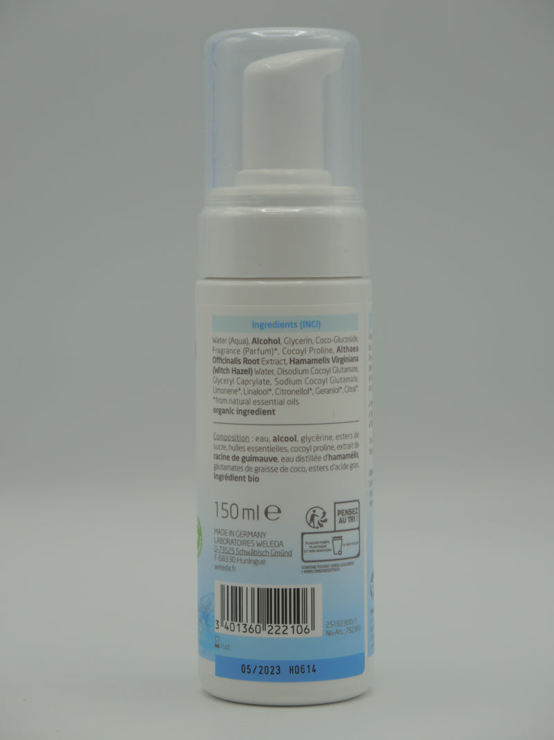 Mousse nettoyante Douceur, 150ml, Weleda