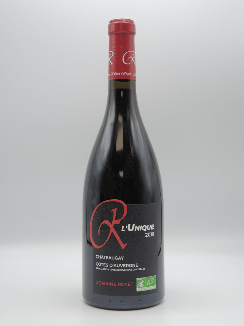 Vin Rouge Bio AOC Cotes d'Auvergne 2019, Cuvée L'Unique, Domaine Royet