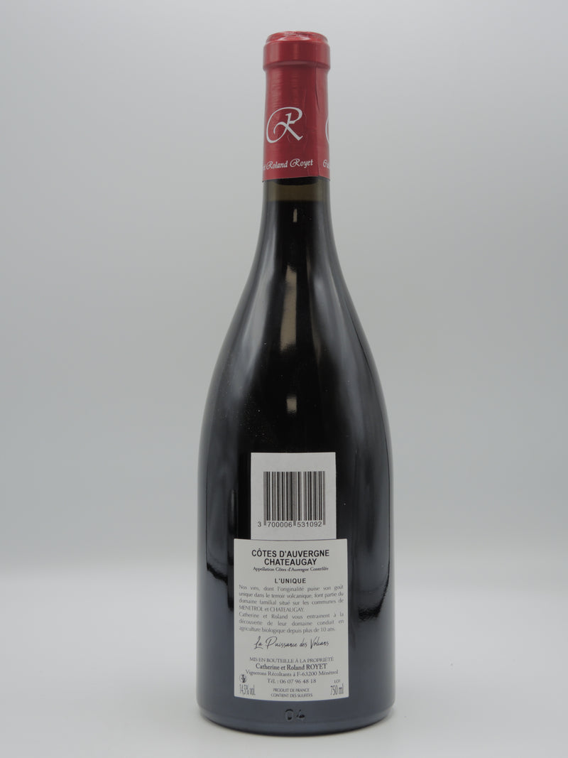 Vin Rouge Bio AOC Cotes d'Auvergne 2019, Cuvée L'Unique, Domaine Royet