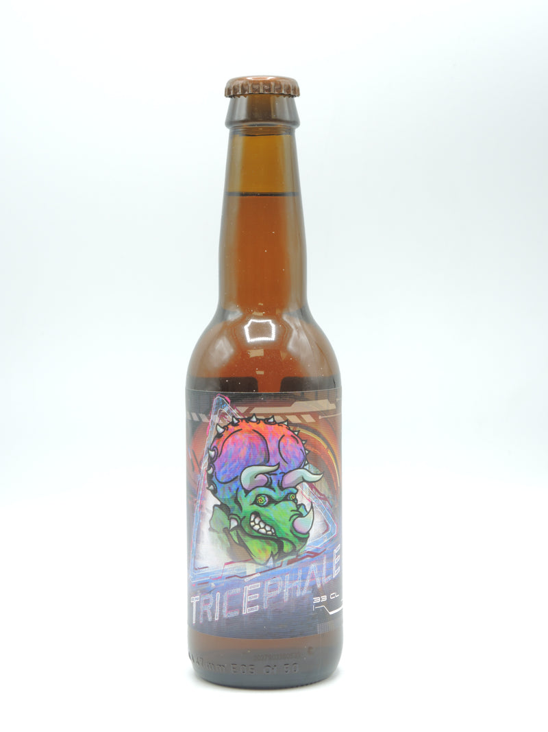 Bière Blonde Type Triple Belge , La Tricéphale 33cl, Brasserie la Bicéphale d'Alsace