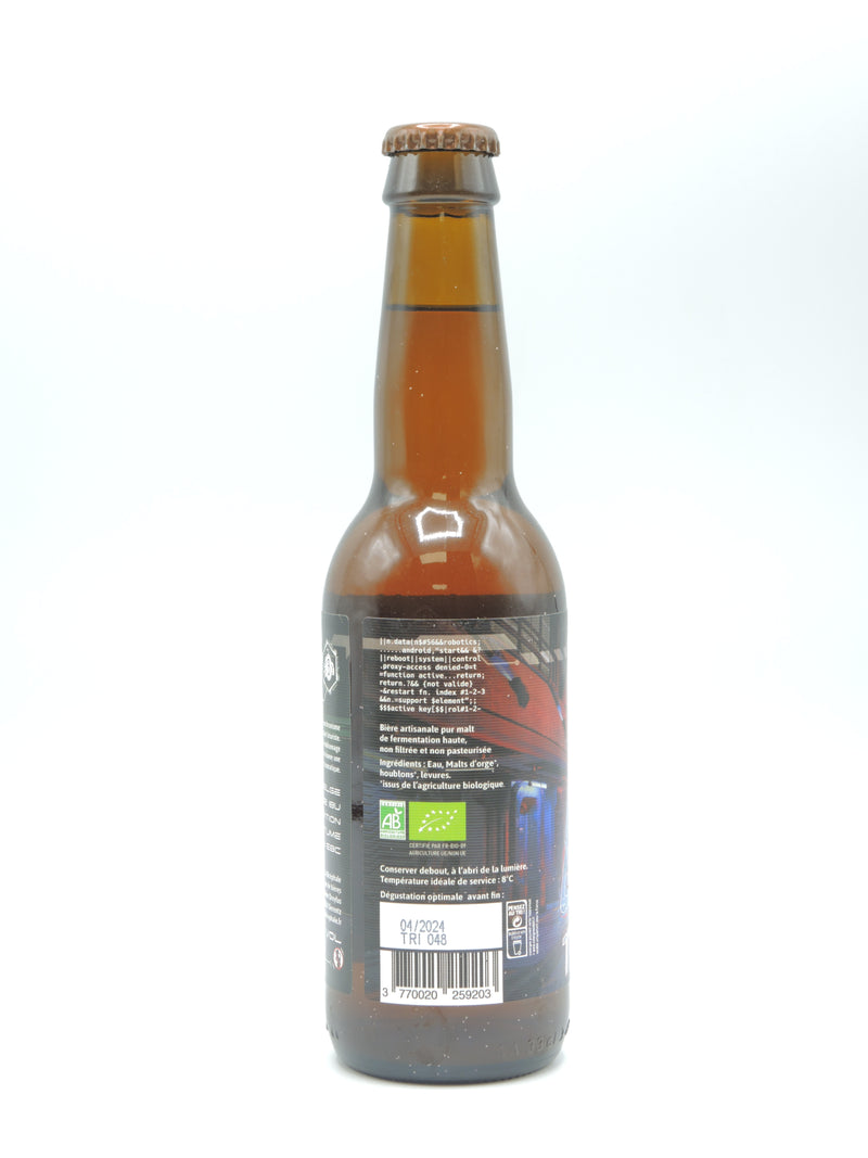 Bière Blonde Type Triple Belge , La Tricéphale 33cl, Brasserie la Bicéphale d'Alsace