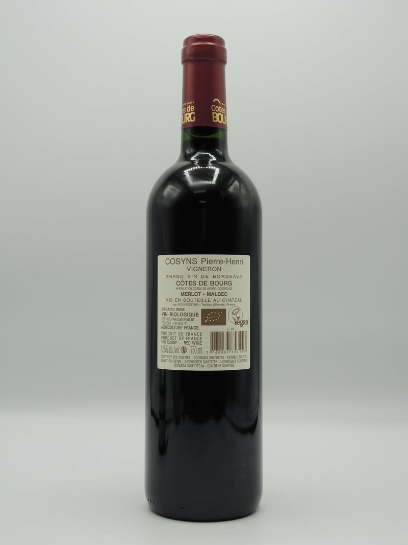 Vin Rouge Bio AOC Cotes de Bourg 2018, Château Grand Launay