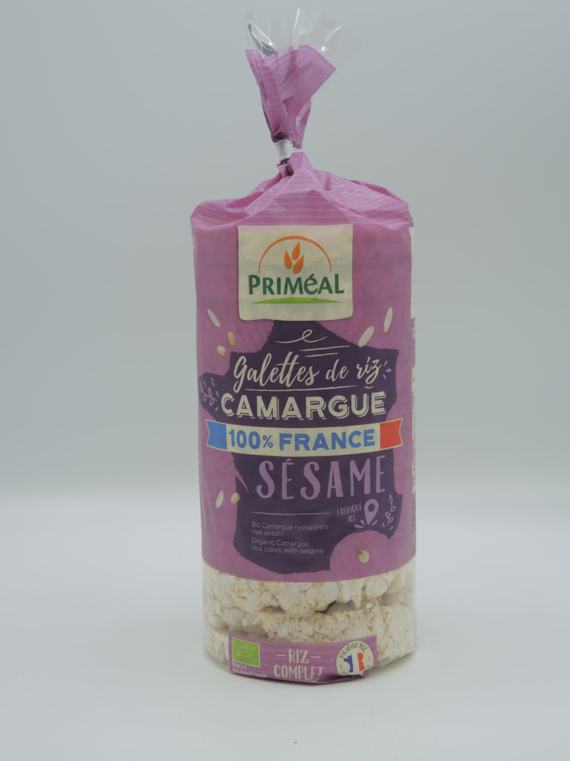 Galettes de riz-sésame, 130g, Priméal