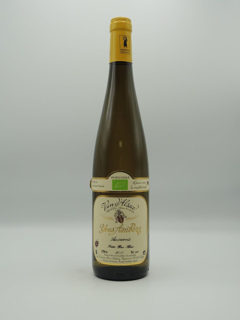 Vin Blanc Bio AOC Auxerrois 2018, Cuvée Petite Fleur Bleue, Domaine Yves Amberg