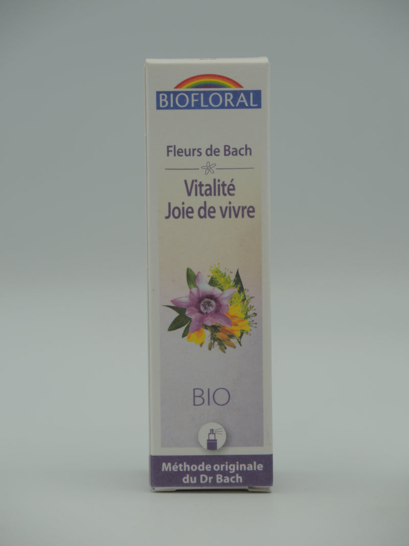 Fleurs de Bach, Complexe 2 - Vitalité - joie de vivre - spray - 20 ml, Biofloral