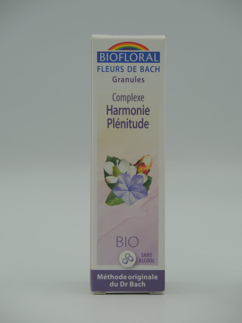 Fleurs de Bach, Complexe 11 - Harmonie, plénitude, granules - 10 ml, Biofloral