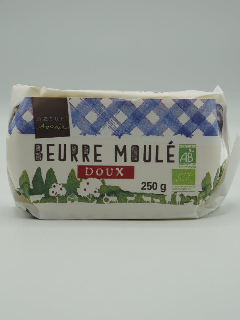 Beurre moulé doux, 250g, Natur'avenir
