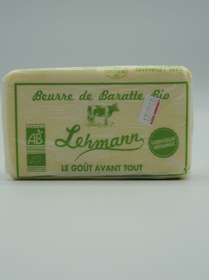Beurre de baratte, 250g, Lehmann
