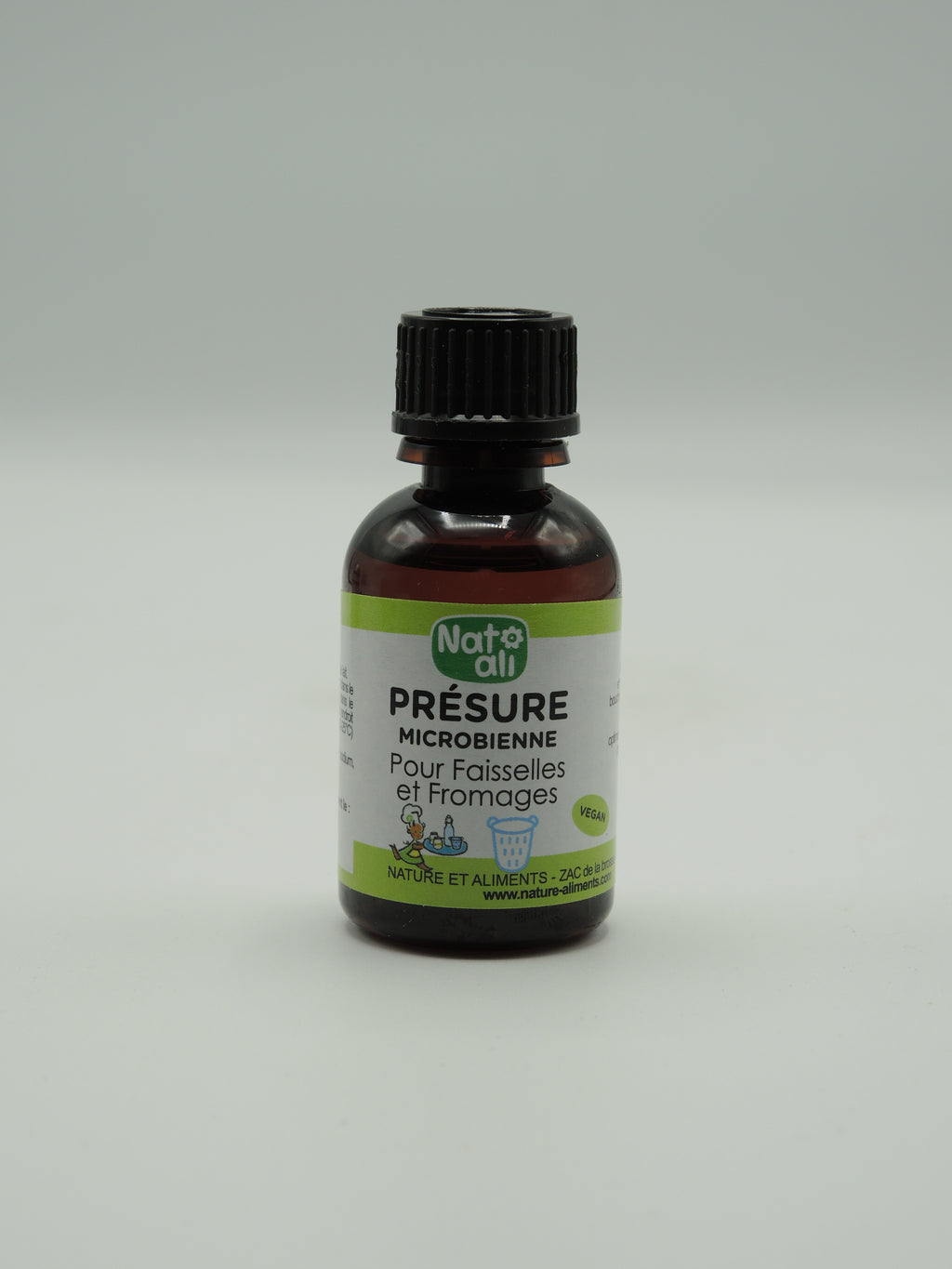 Présure Poudre Microbienne 25g + Lactoferm Ferment Fromage 5g + Chlorure de  calcium 10g