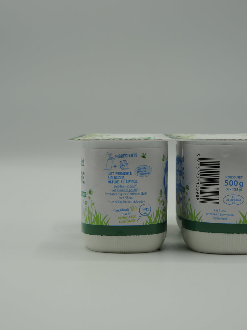 Yaourt Bifidus nature, 4x125g, Tante Hélène
