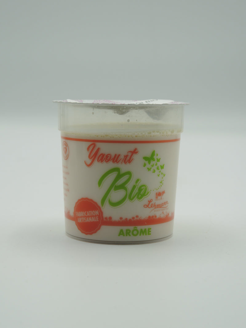 Yaourt sucré aromatisé myrtille, 125g, Lehmann