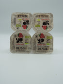 Yaourt à la fraise mixée, 4x100g, YoGourmand