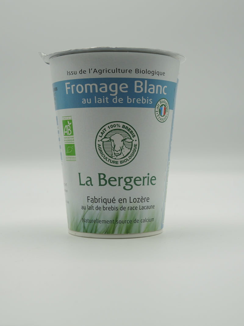 Fromage blanc au lait de brebis, 400g, La Bergerie