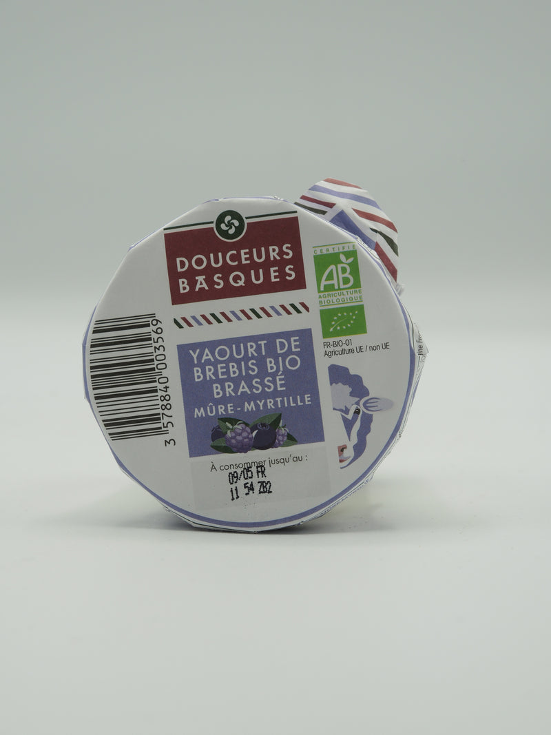 Yaourt de brebis bio brassé aux fruits, 140g, Douceurs basques