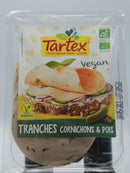 Tranches cornichons & pois, 100g, Tartex