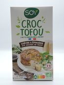 Croc Tofou, Chèvre & épinard, 2x100g, Soy