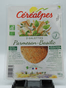 Céréalpes galettes au parmesan & basilic, 180g