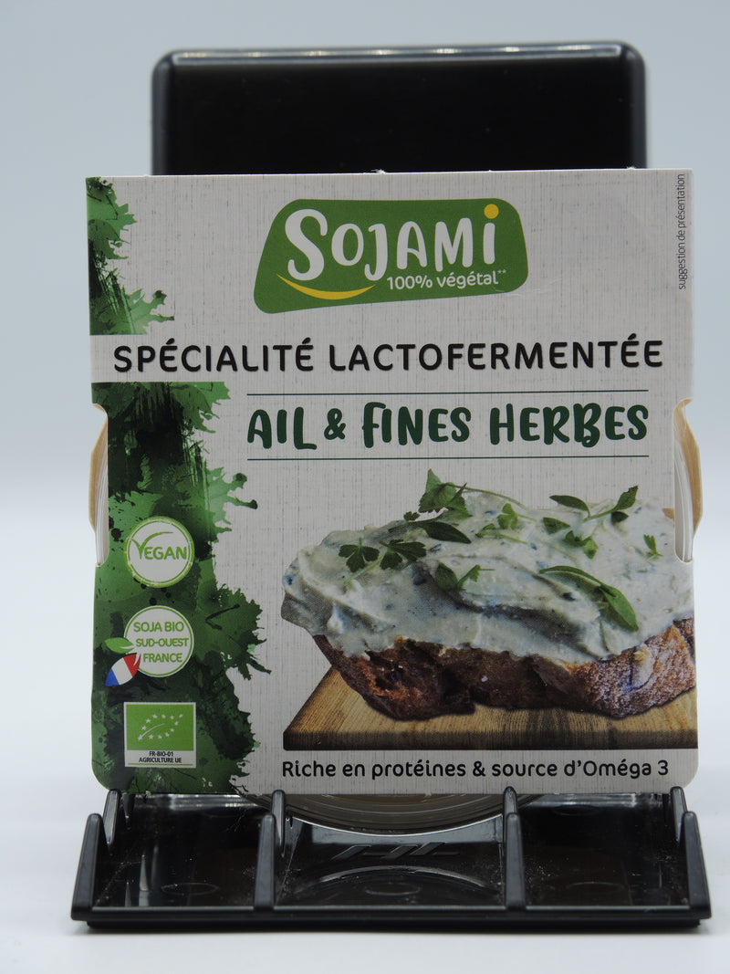 Sojami à tartiner, Ail & fines herbes, 125g