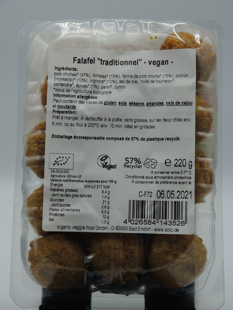 Falafel "traditionnel",220g, Soto