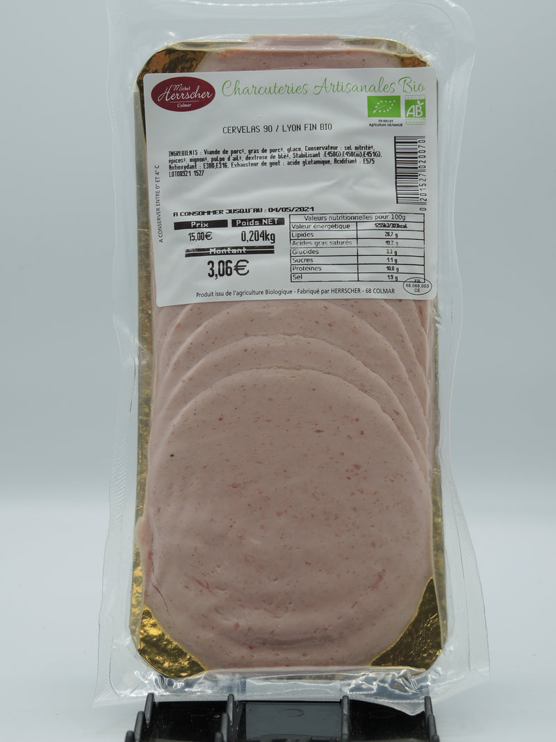 Cervelas, saucisse de Lyon fine, Michel Herrscher